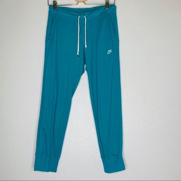 turquoise nike sweatpants